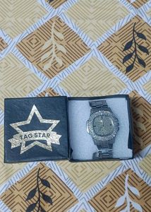 Sekou White 🤍 Diamond Men's Watch