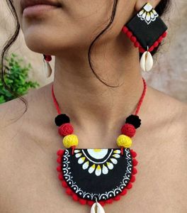 Handmade Tribal Necklace &amp; Earring Set