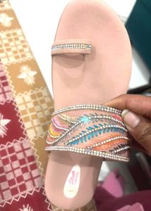 Embellished Toe Ring Sandals