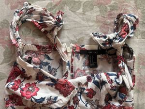 Floral Print Maxi Dress with Slits
