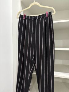 H&amp;M Pinstripe Wide Leg Pants