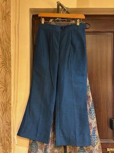 Teal Blouse &amp; Pant &amp; Jacket Set