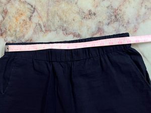 Zara Navy Blue Casual Pants
