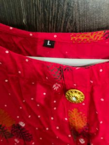 Christmassy Red Kurta dress