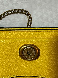 Coach Vibrant Yellow Crossbody Bag
