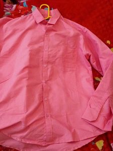 Men's Pink Button-Down Shirt (new)