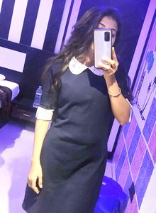 Navy Peter Pan Collar Dress