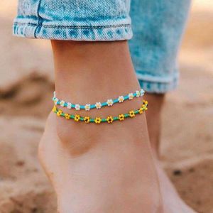 Beaded Anklet Set