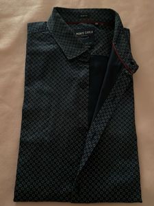 Monte Carlo Slim Fit Printed Shirt