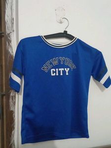 Blue New York City Graphic T-Shirt