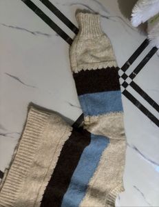 New Cozy Striped Button-Up Cardigan