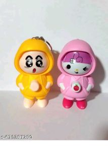 Cute Cartoon Keychain Set