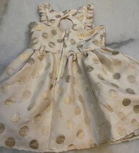 Chandri Polka Dots Frock(clearence Sale)