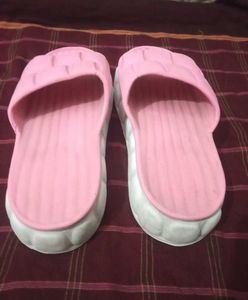 Pink Padded Slide Slippers