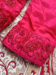 Stunning Pink Embroidered Lehenga Set