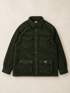 Dickies Men Green Corduroy jacket