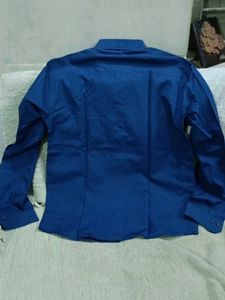 New Blue Cotton Shirt