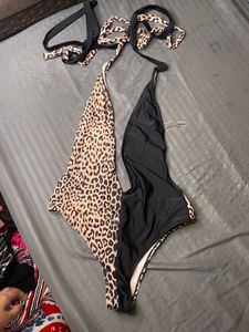 shein Leopard Print Swimsuit
