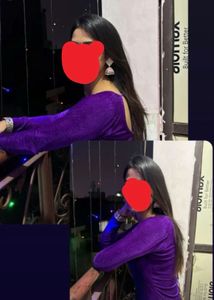 Purple Velvet kurta only