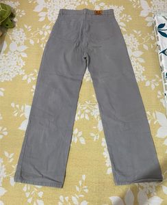 Grey Wide Leg Trousers