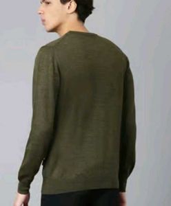 Olive Green Pullover Sweater