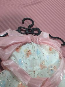 Beautiful Pink &amp; White Party Dress