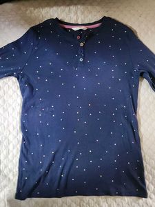 Cozy Navy Polka ords set