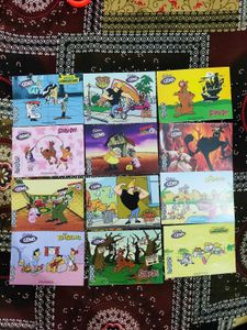 Cadbury Gems Cartoon sticker Collection remake rep