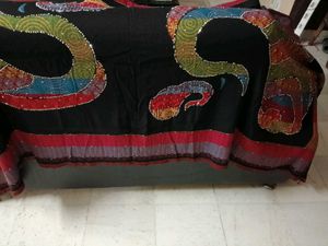 Embroidered Black Stall