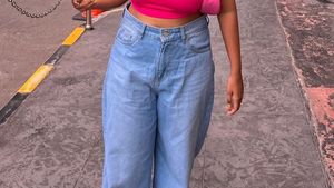 Brand New Newme Asia Wide Legged Jeans