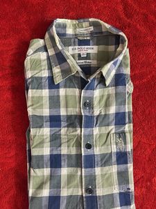 U.S. Polo Assn. Plaid Shirt - Size L