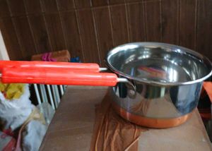 Stainless Steel &amp; Copper base milk pan