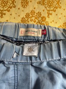 Light Wash Denim Joggers Fixed price