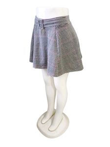 Houndstooth Mini Skirt