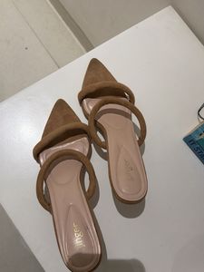 Stylish Suede Mules