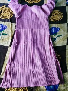 Elegant Lavender Textured Kurta