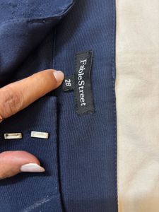 Classic Formal Navy Blue Trousers