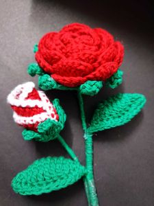 Crochet Rose Flower