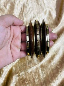 Boho Wooden Bangles Set