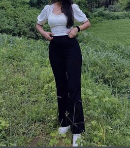 White corset top