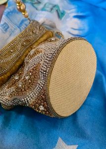 Rhinestone Potli Bag