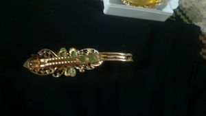 Sparkling Flower hair back pin