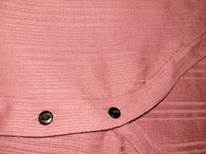 Chic Rose Ribbed Cardigan