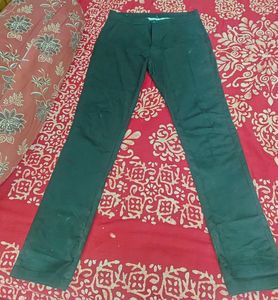 Men's black formal cotton pants