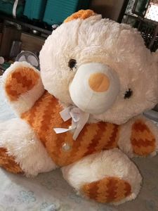 Cute Teddy Bear and Caterpillar Plush Toy Set
