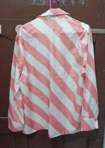 Striped Pink &amp; White Cord Set