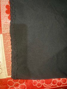 Black Lace Trim Camisole Dress