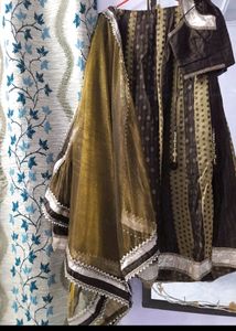 Banarasi Kalidar Lehnga With Net Duppta