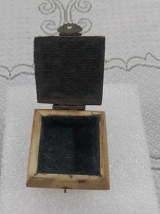 Vintage handcrafted trinklet Peace Sign Box