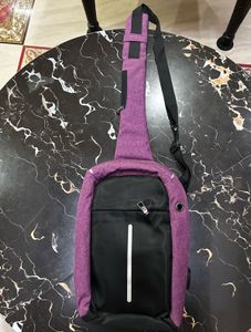 Purple Sling Bag
